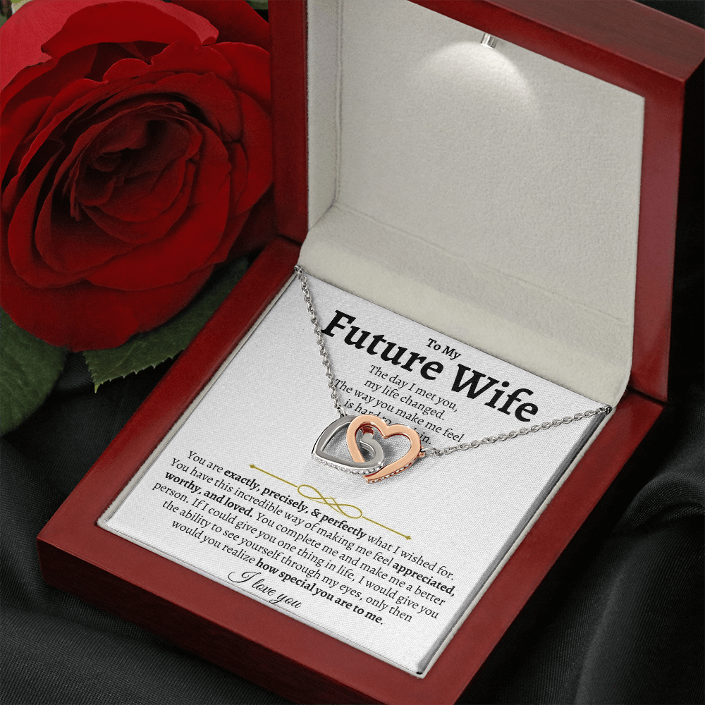Jewelry To My Future Wife - Intertwined Hearts Gift Set - SS41