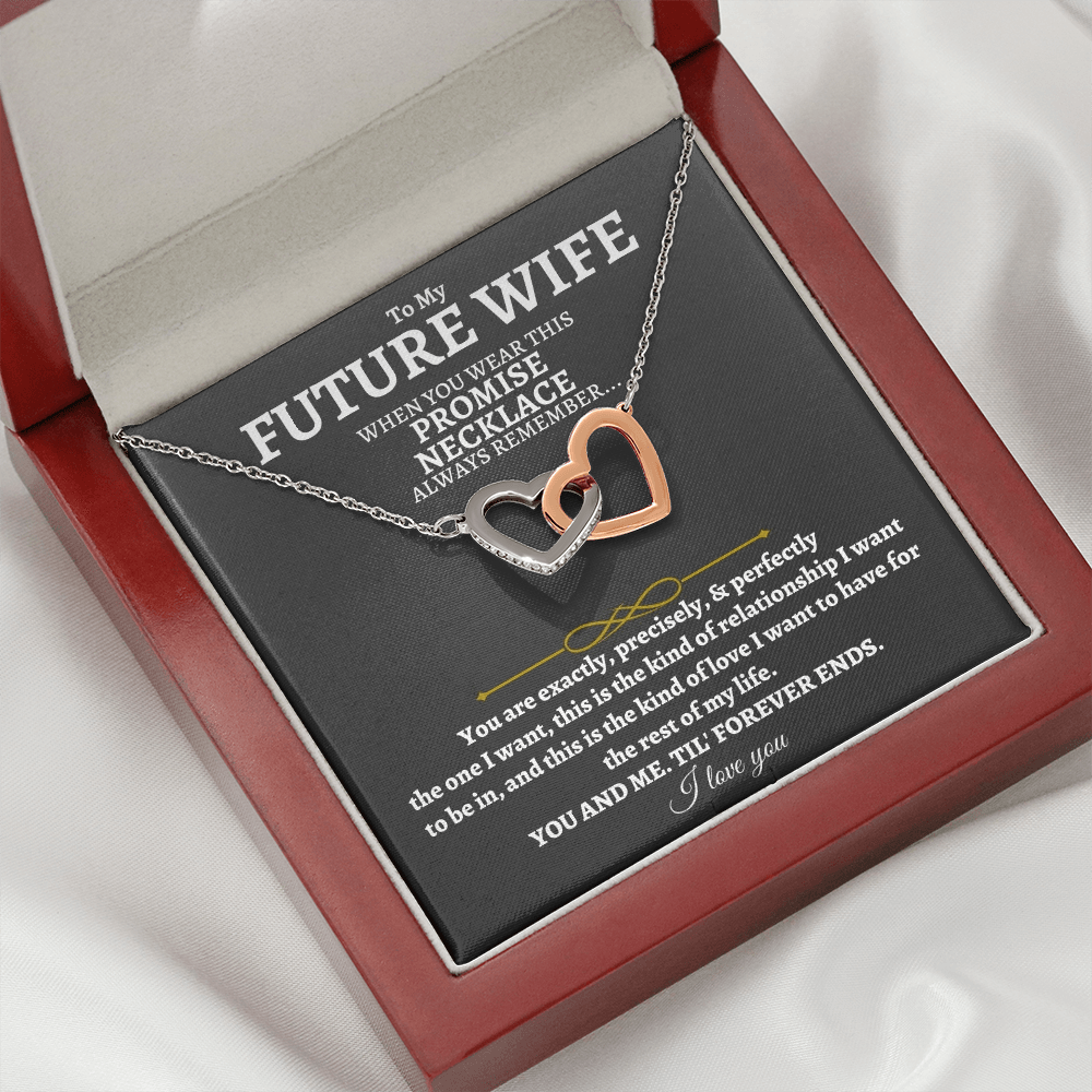 Jewelry To My Future Wife - Intertwined Hearts Gift Set - SS77