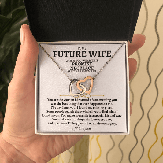 Jewelry To My Future Wife - Intertwined Hearts Gift Set - SS82