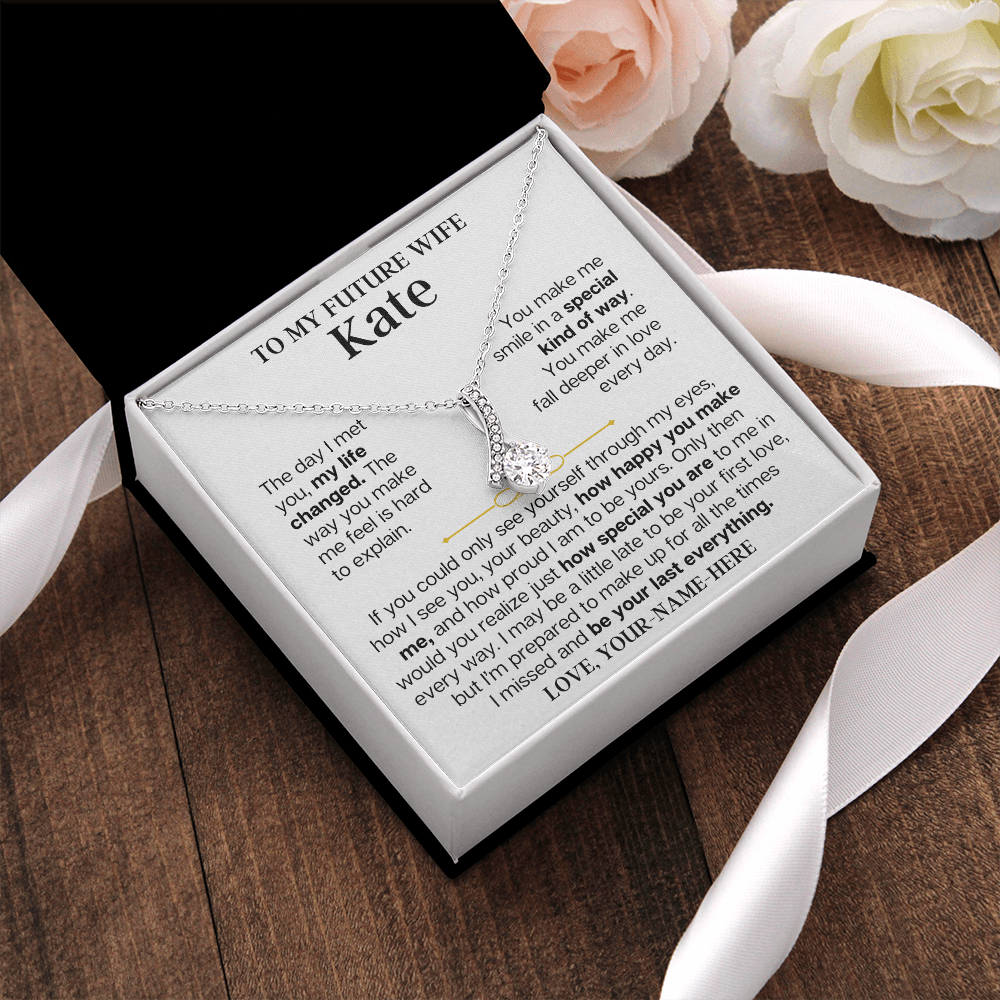 Jewelry To My Future Wife - Personalized Gift Set - SS194