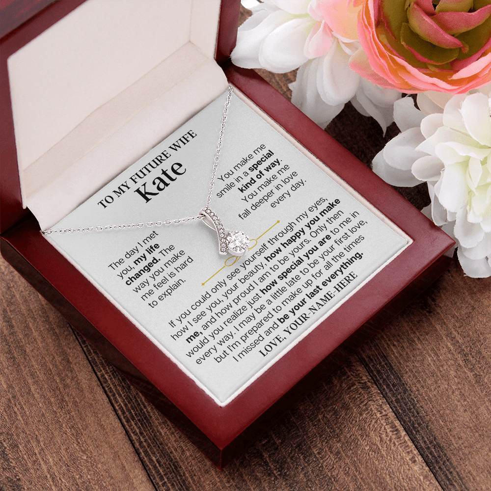Jewelry To My Future Wife - Personalized Gift Set - SS194