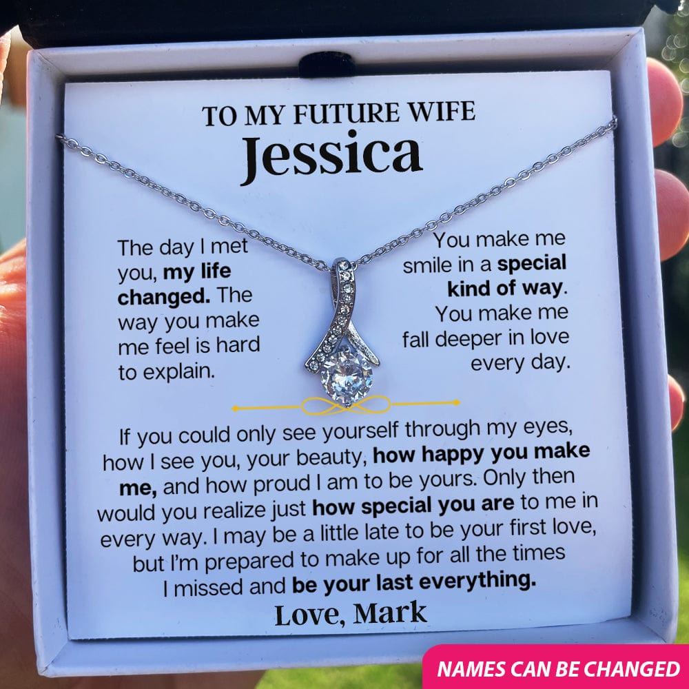 Jewelry To My Future Wife - Personalized Gift Set - SS194