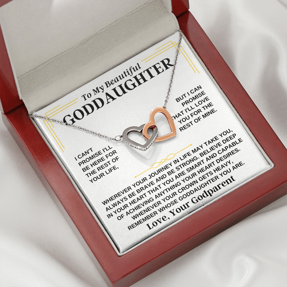 Jewelry To My Goddaughter - Personalized Beautiful Gift Set - SS117GD