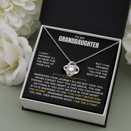 Jewelry To My Granddaughter - I Am The Storm - Beautiful Gift Set - SS126