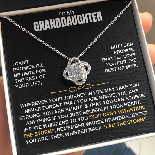 Jewelry To My Granddaughter - I Am The Storm - Beautiful Gift Set - SS126