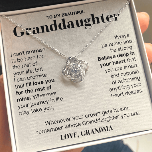 Jewelry To My Granddaughter - Love Grandma - Beautiful Gift Set - SS117V9-G