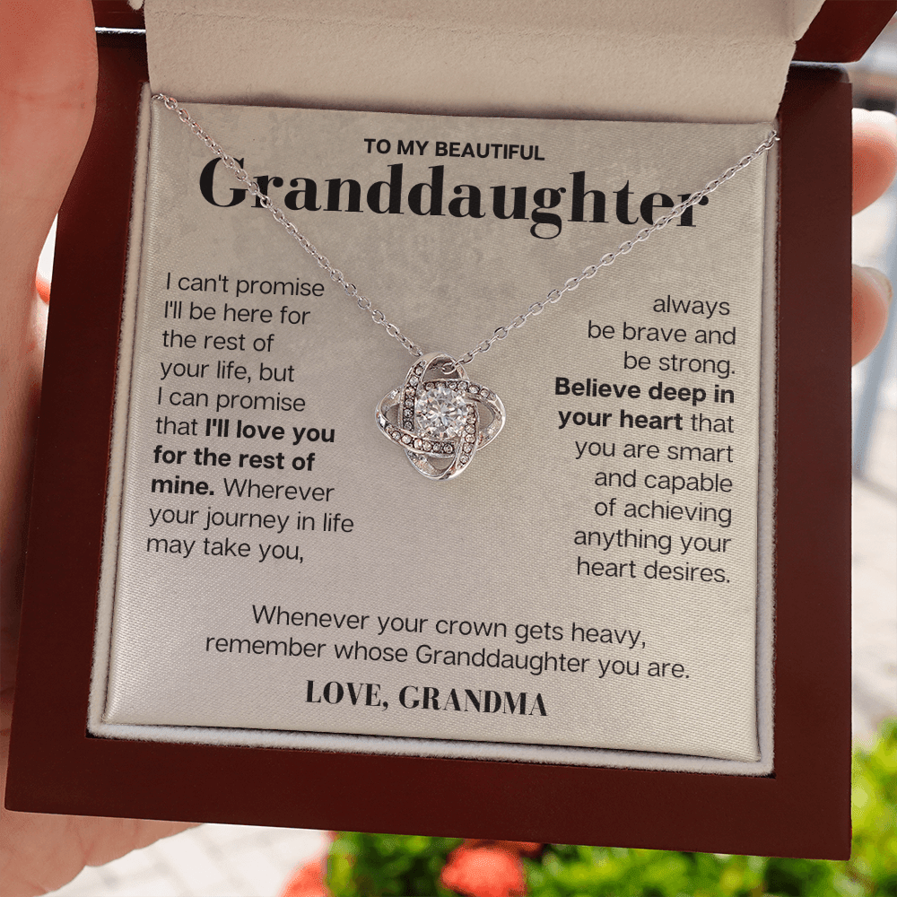Jewelry To My Granddaughter - Love Grandma - Beautiful Gift Set - SS117V9-G