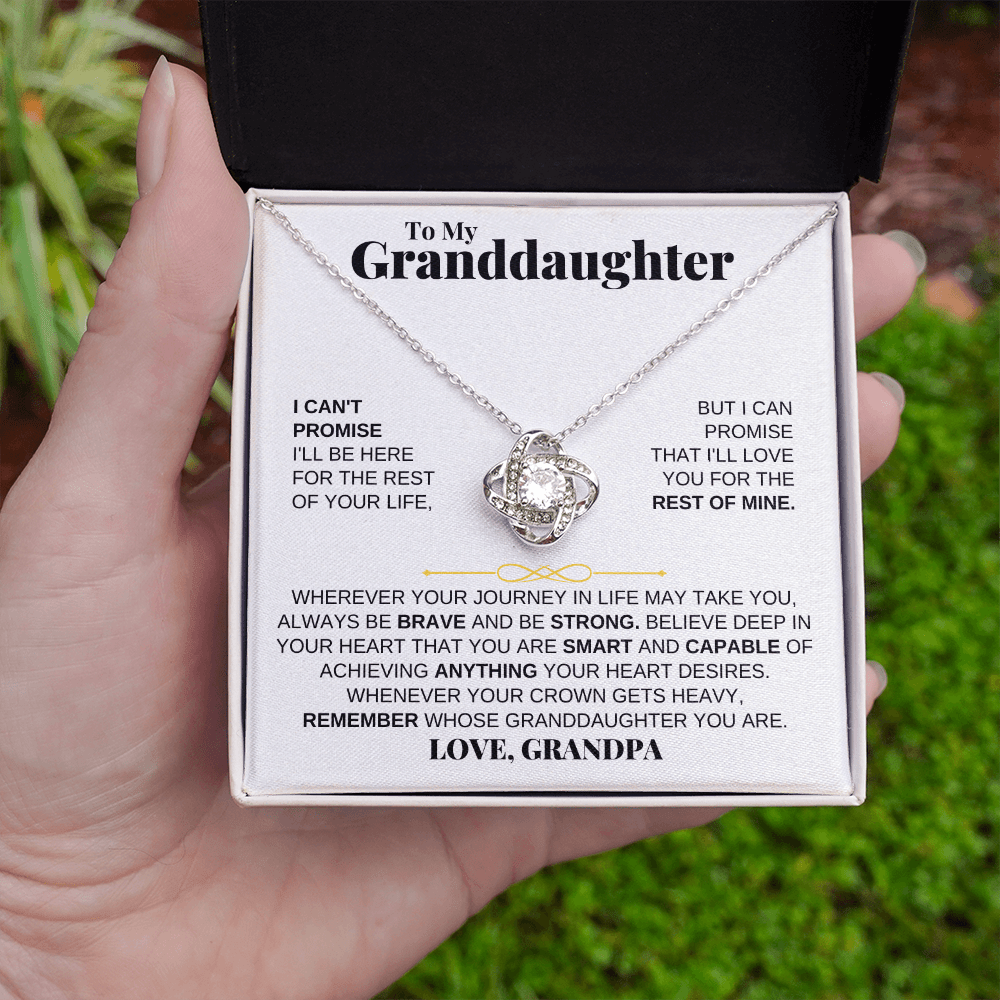 Jewelry To My Granddaughter - Love, Grandpa - Beautiful Gift Set - SS117LK2