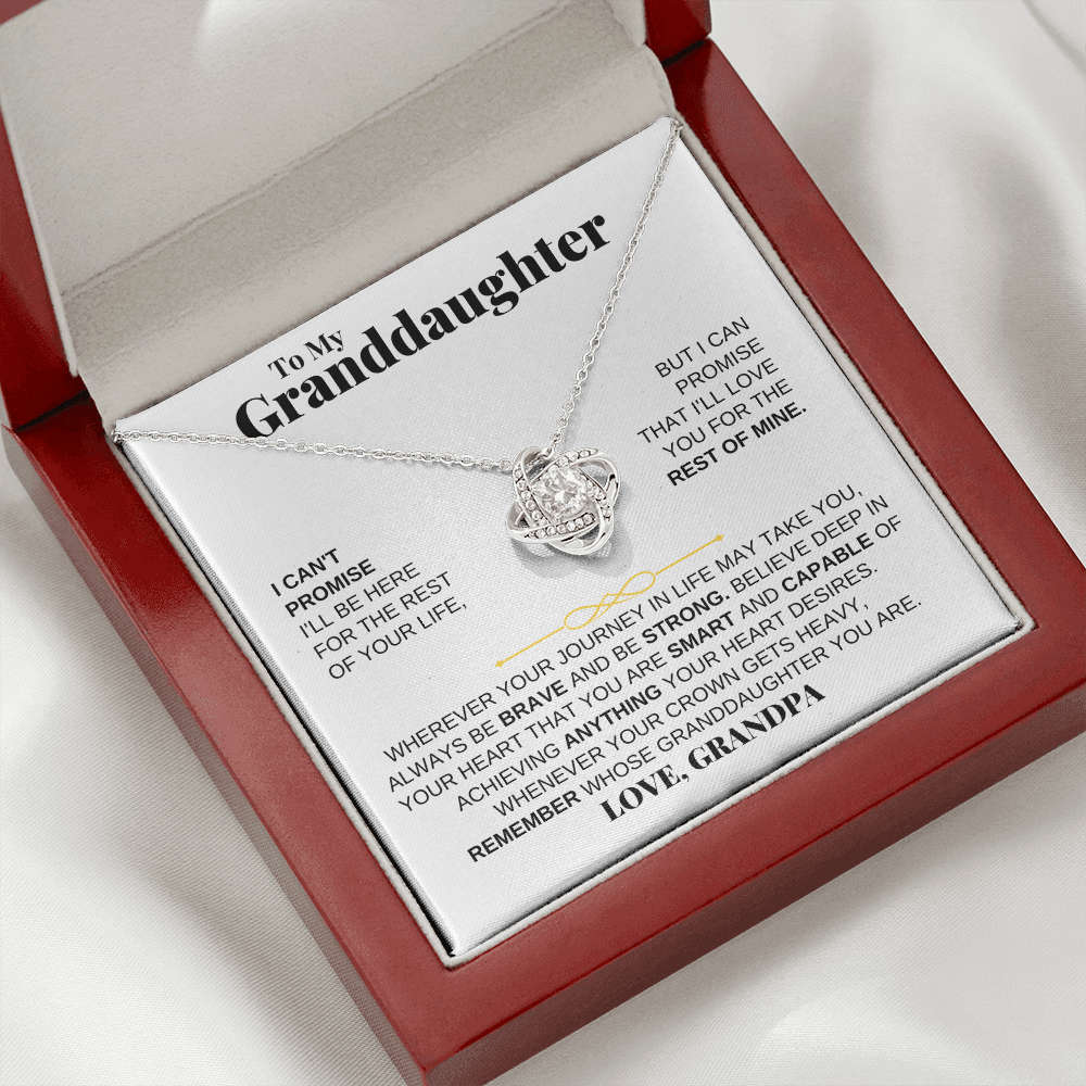 Jewelry To My Granddaughter - Love, Grandpa - Beautiful Gift Set - SS117LK2