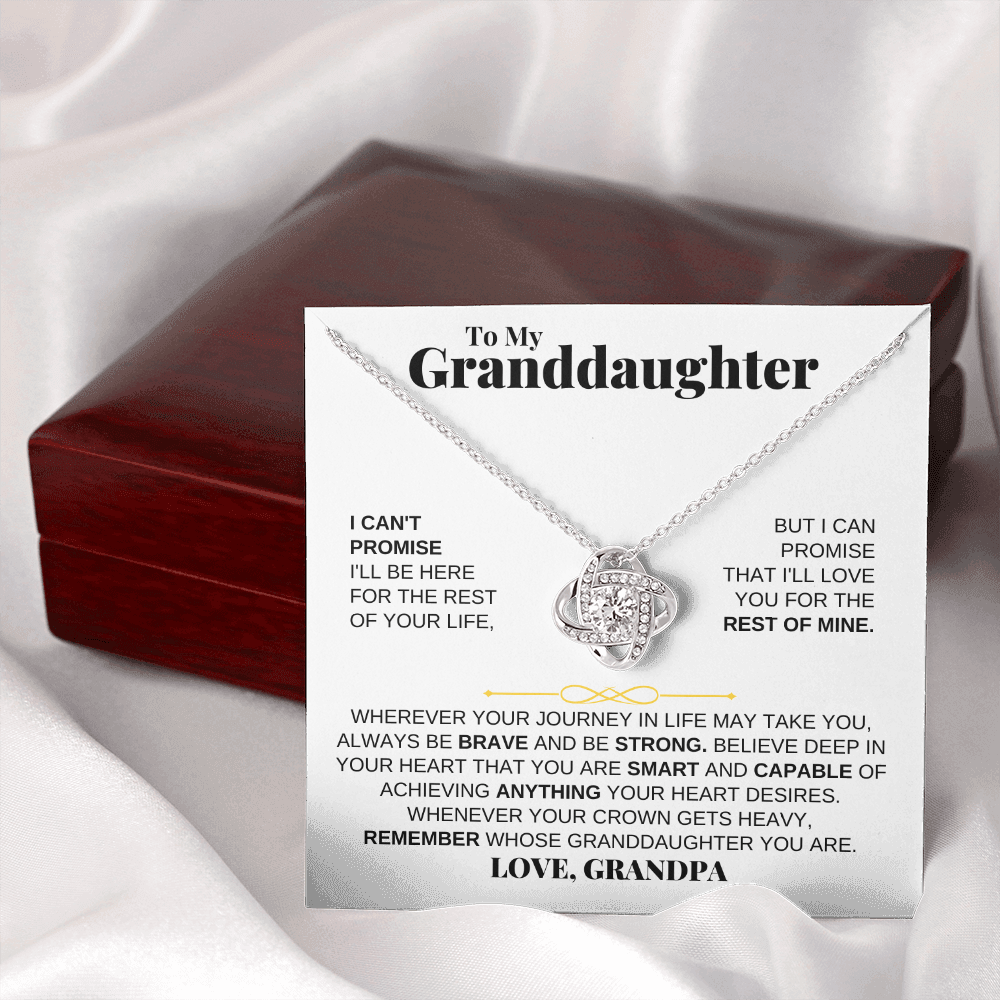 Jewelry To My Granddaughter - Love, Grandpa - Beautiful Gift Set - SS117LK2