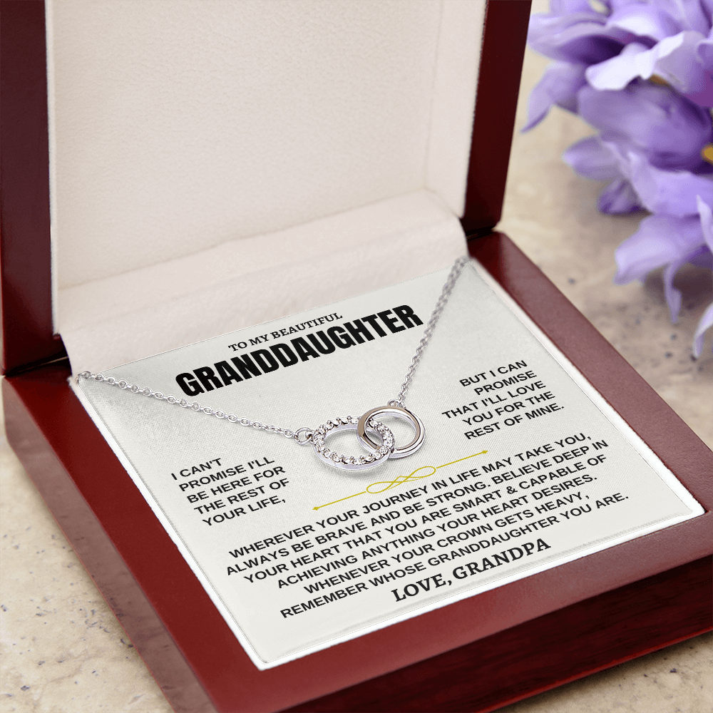 Jewelry To My Granddaughter - Love Grandpa - Beautiful Gift Set - SS117PP