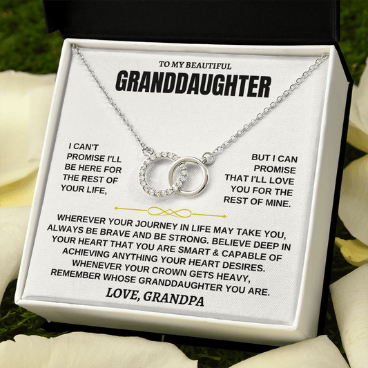 Jewelry To My Granddaughter - Love Grandpa - Beautiful Gift Set - SS117PP