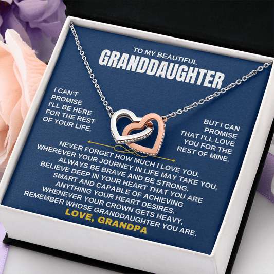 Jewelry To My Granddaughter - Love Grandpa - Beautiful Gift Set - SS117V4