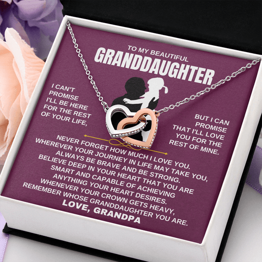 Jewelry To My Granddaughter - Love Grandpa - Beautiful Gift Set - SS117V5