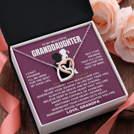 Jewelry To My Granddaughter - Love Grandpa - Beautiful Gift Set - SS117V5