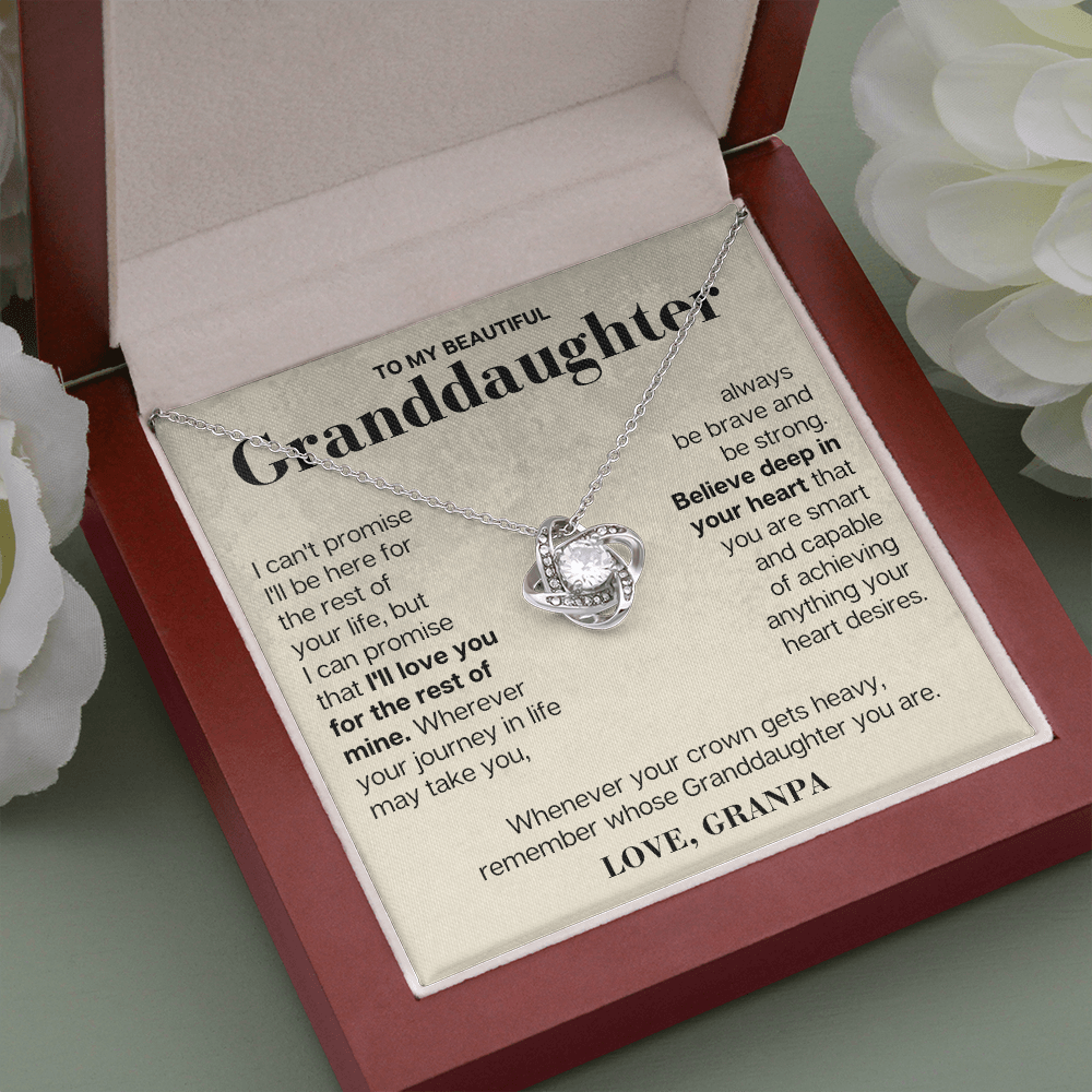 Jewelry To My Granddaughter - Love Grandpa - Beautiful Gift Set - SS117V9