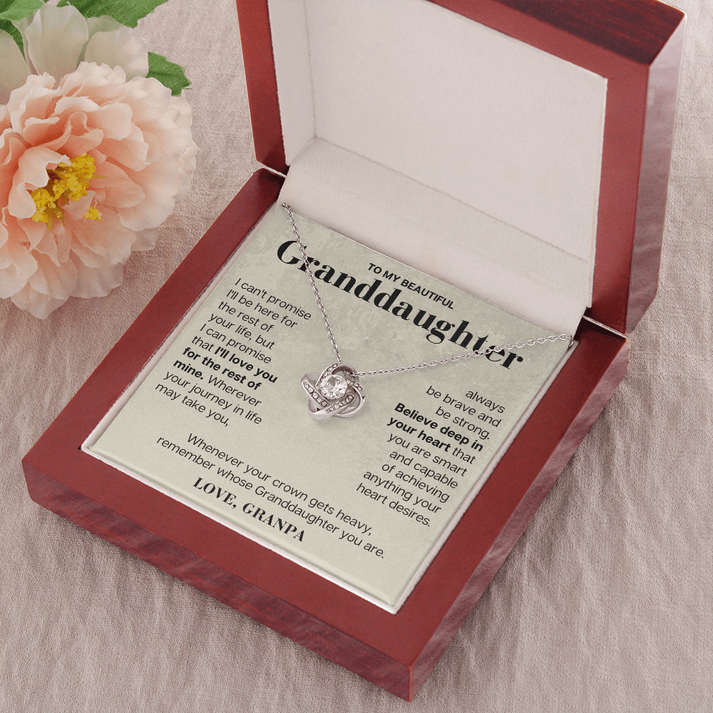 Jewelry To My Granddaughter - Love Grandpa - Beautiful Gift Set - SS117V9