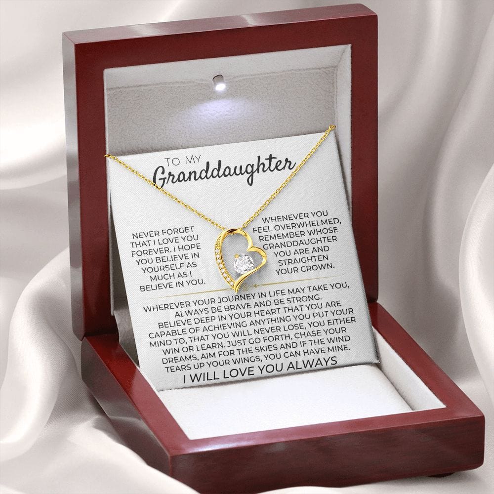 Jewelry To My Granddaughter - Necklace Gift Set - SS365