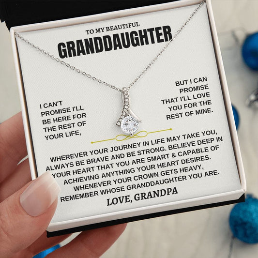 Jewelry To My Granddaughter - Personalized Beautiful Gift Set - SS117AB