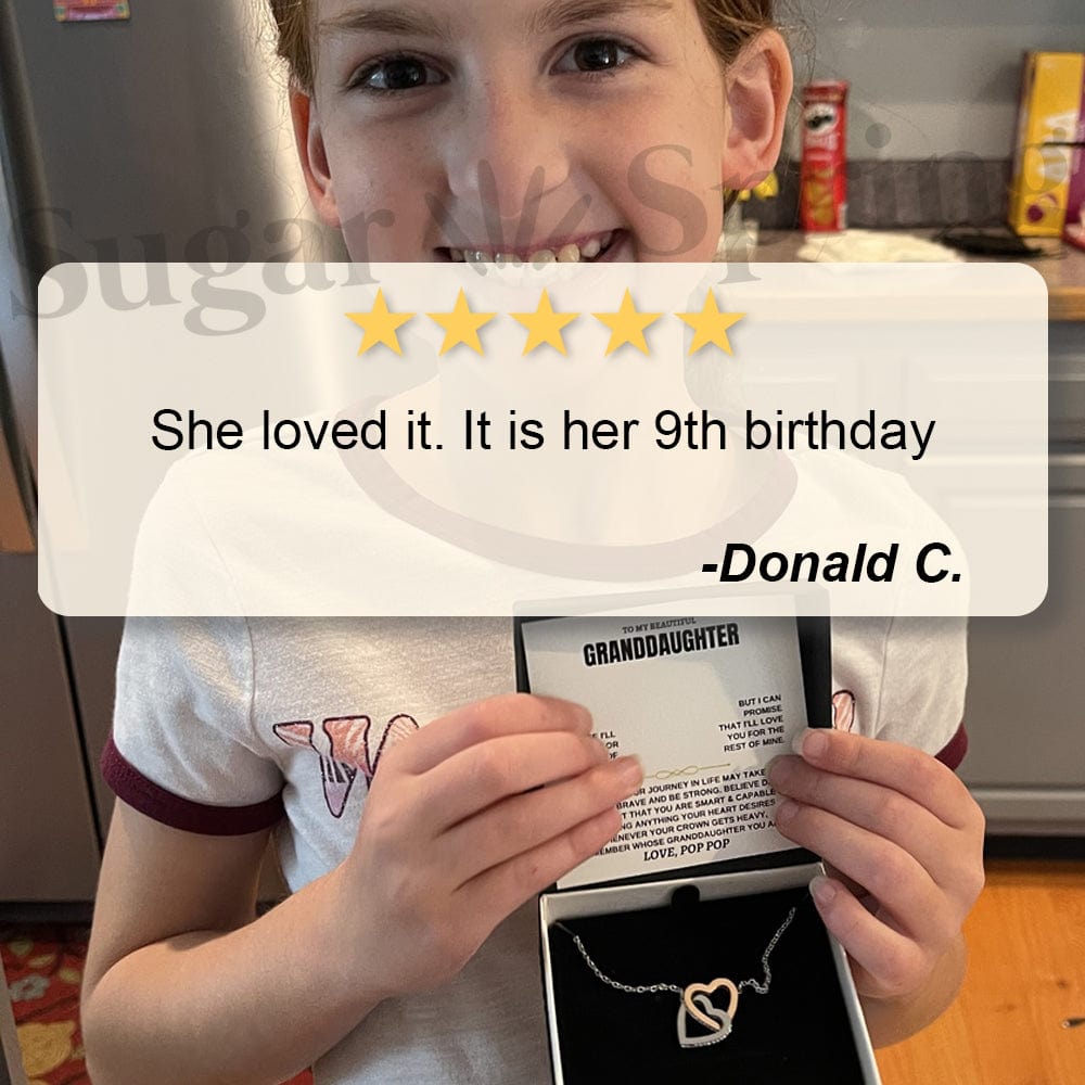 Jewelry To My Granddaughter - Personalized Beautiful Gift Set - SS117CA