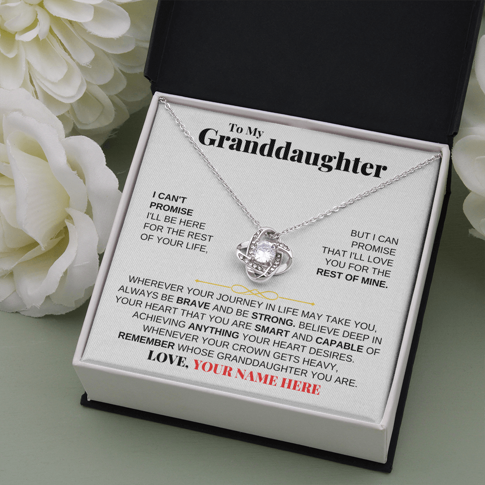 Jewelry To My Granddaughter - Personalized Beautiful Gift Set - SS117LK2