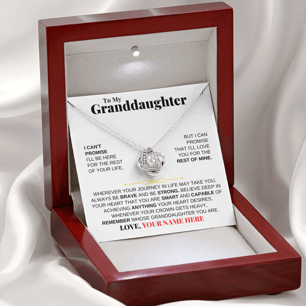 Jewelry To My Granddaughter - Personalized Beautiful Gift Set - SS117LK2