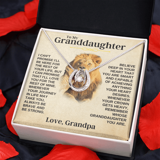 Jewelry To My Granddaughter - Personalized Beautiful Gift Set - SS117LNGP