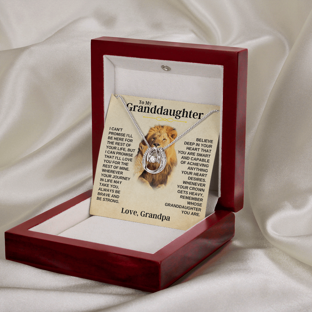 Jewelry To My Granddaughter - Personalized Beautiful Gift Set - SS117LNGP