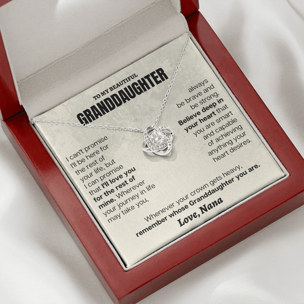 Jewelry To My Granddaughter - Personalized Beautiful Gift Set - SS145GV2