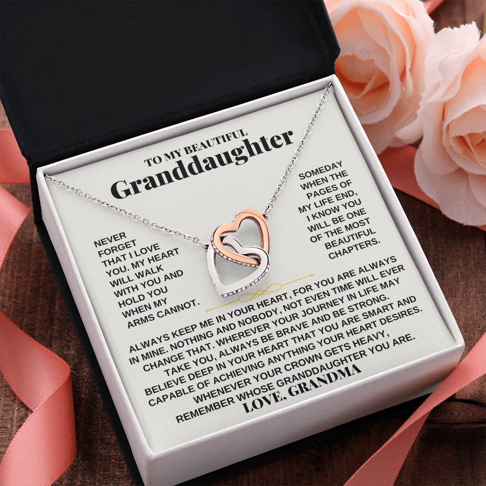 Jewelry To My Granddaughter - Personalized Beautiful Gift Set - SS254