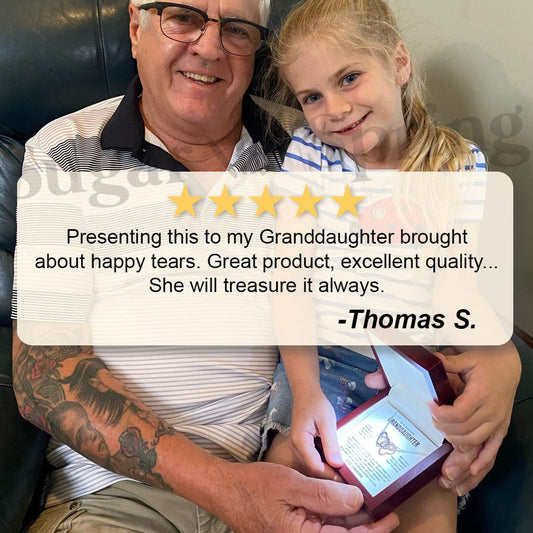 Jewelry To My Granddaughter - Personalized Sign-Off - Beautiful Gift Set - SS117-23B