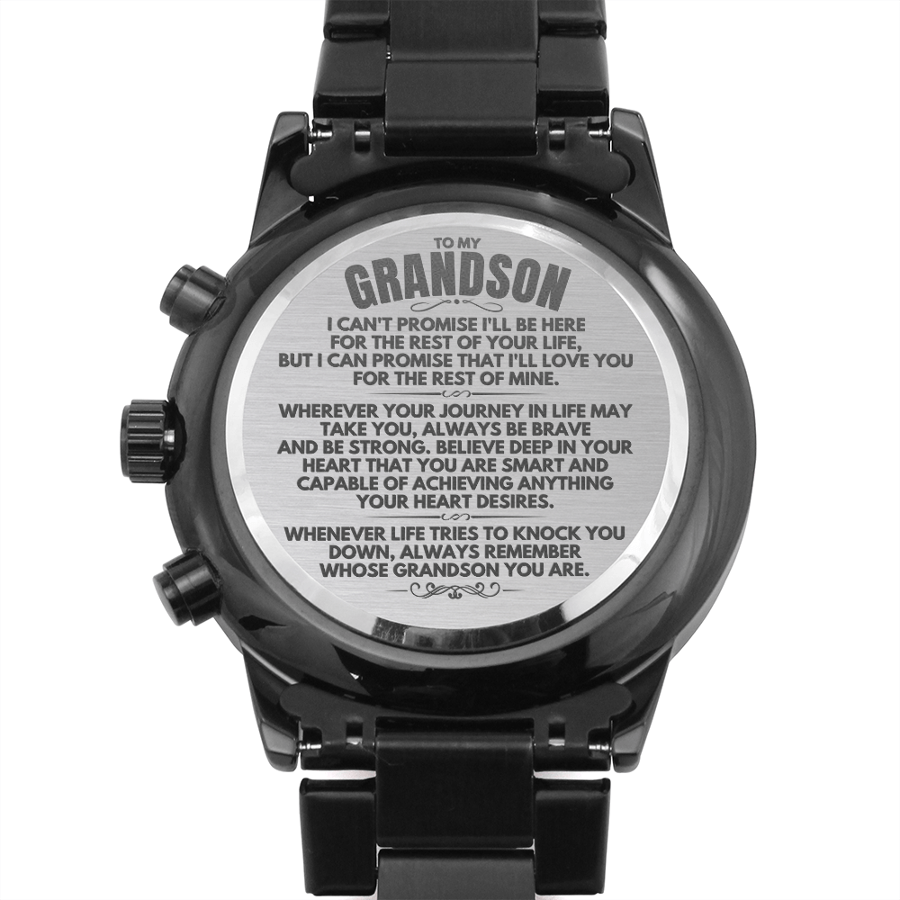 Jewelry To My Grandson - Engraved Premium Watch - SS146V2