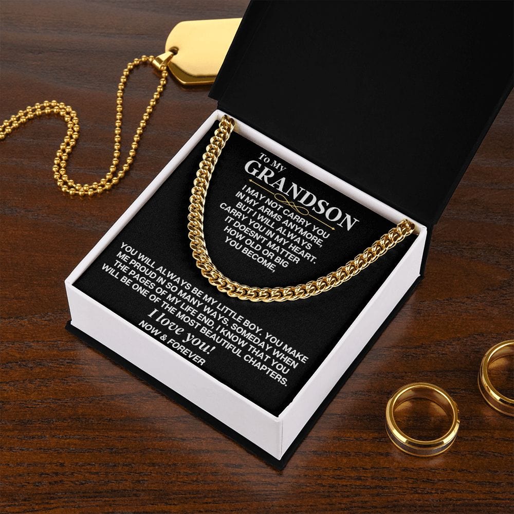 Jewelry To My Grandson - You Make Me Proud - Gift Set - SS270GS