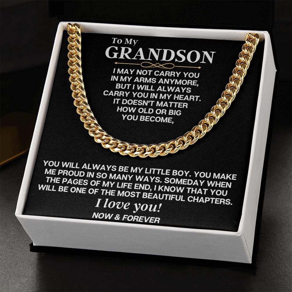 Jewelry To My Grandson - You Make Me Proud - Gift Set - SS270GS