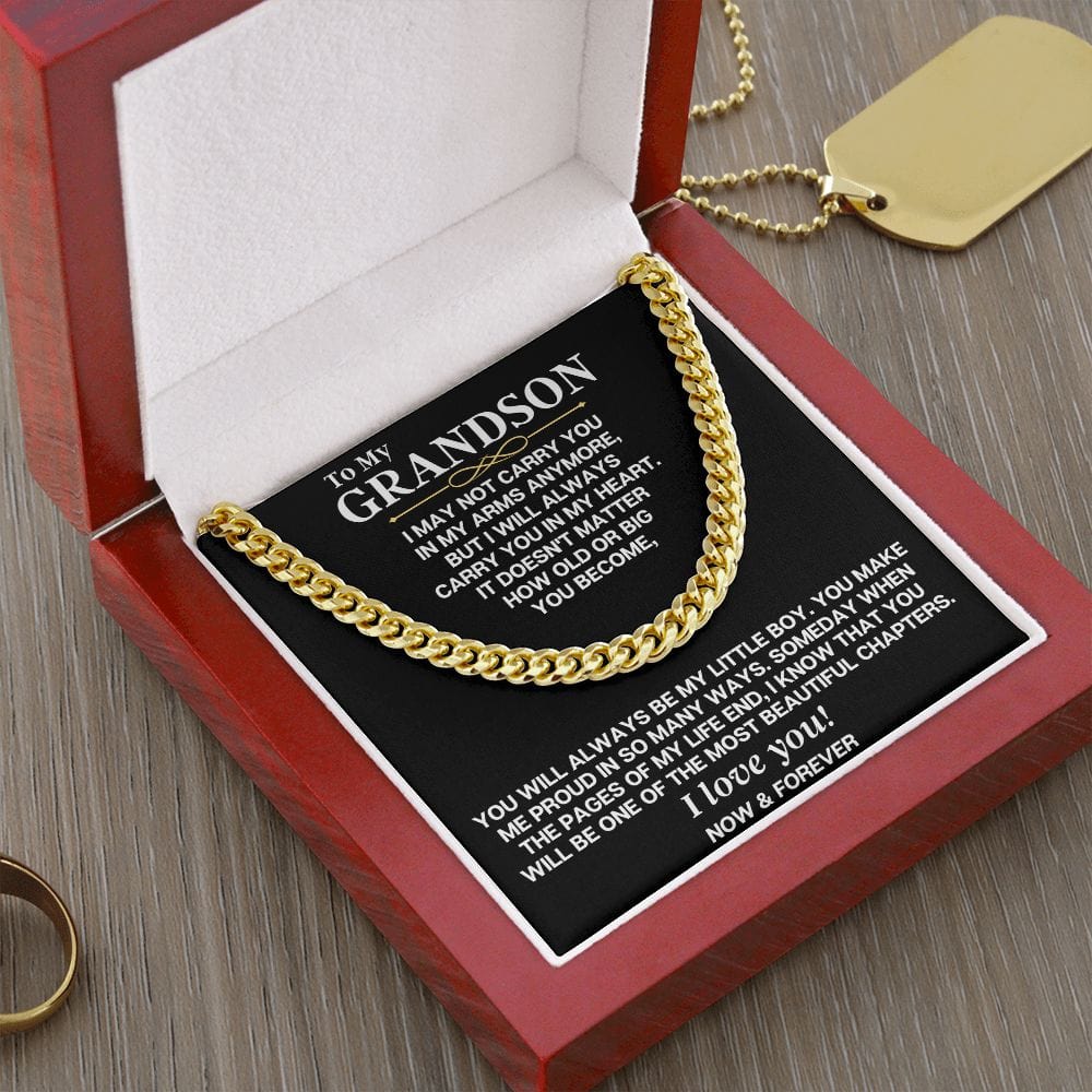 Jewelry To My Grandson - You Make Me Proud - Gift Set - SS270GS