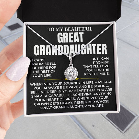 Jewelry To My Great Granddaughter - Rest Of Mine - Beautiful Gift Set - SS117-23C