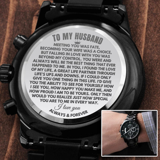 Jewelry To My Husband - Engraved Premium Watch - SS220