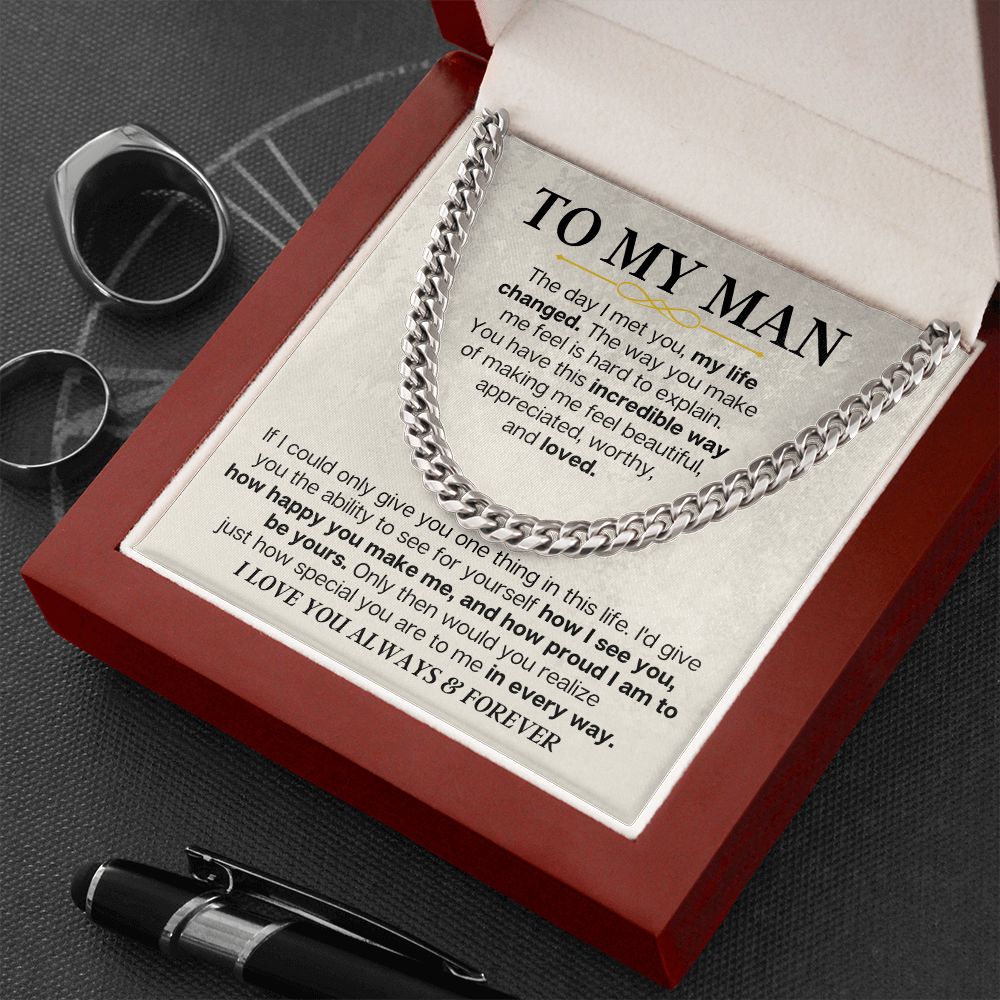 Jewelry To My Man - Cuban Link - Special Gift Set - SS166