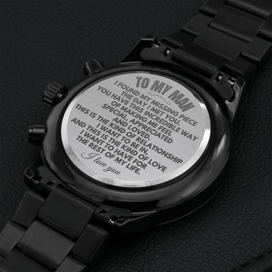 Jewelry To My Man - Luxury Engraved Watch - SS55