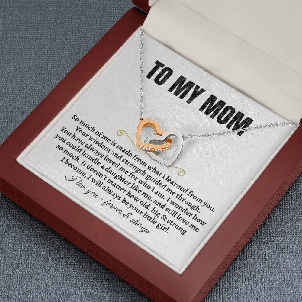 Jewelry To My Mom - Interlocked Hearts Gift Set - SS78