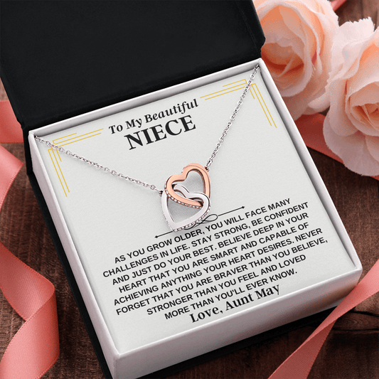 Jewelry To My Niece - Personalized Beautiful Gift Set - SS266