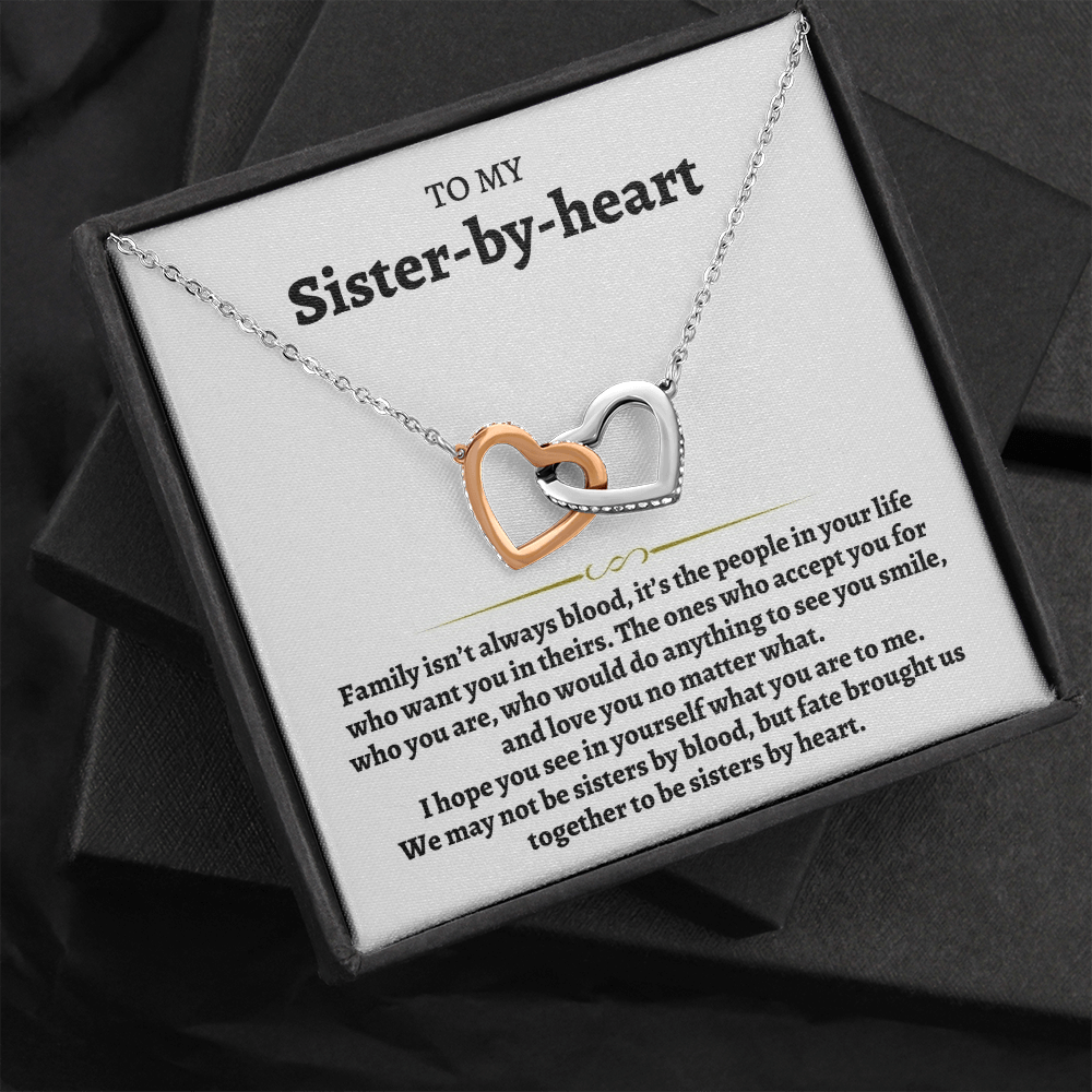 Jewelry To My Sister-by-heart - Interlocked Hearts Gift Set - SS79