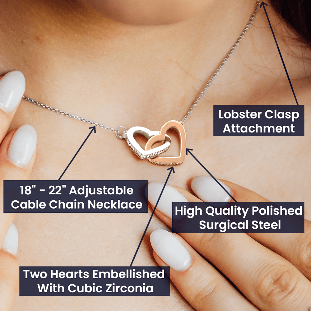 Jewelry To My Sister-by-heart - Interlocked Hearts Gift Set - SS79