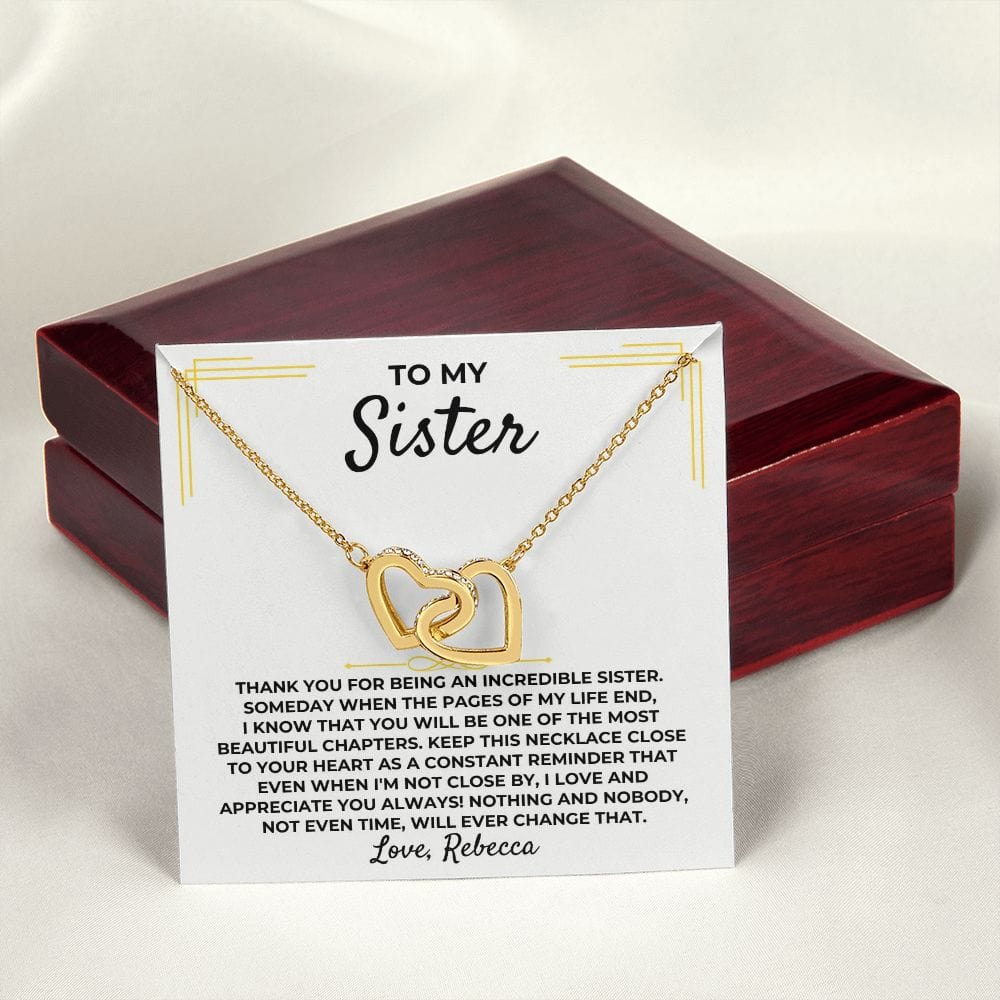 Jewelry To My Sister - Personalized Gift Set - SS386