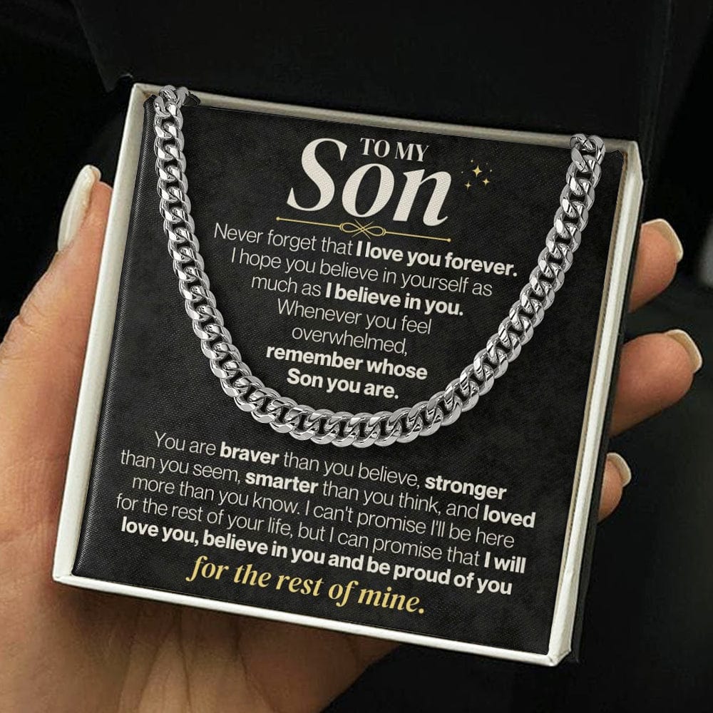 Jewelry To My Son - I Love You Forever - Gift Set - SS331