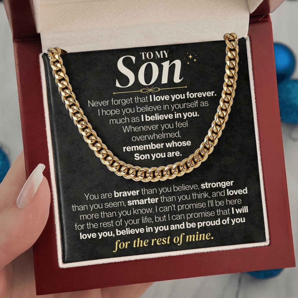 Jewelry To My Son - I Love You Forever - Gift Set - SS331