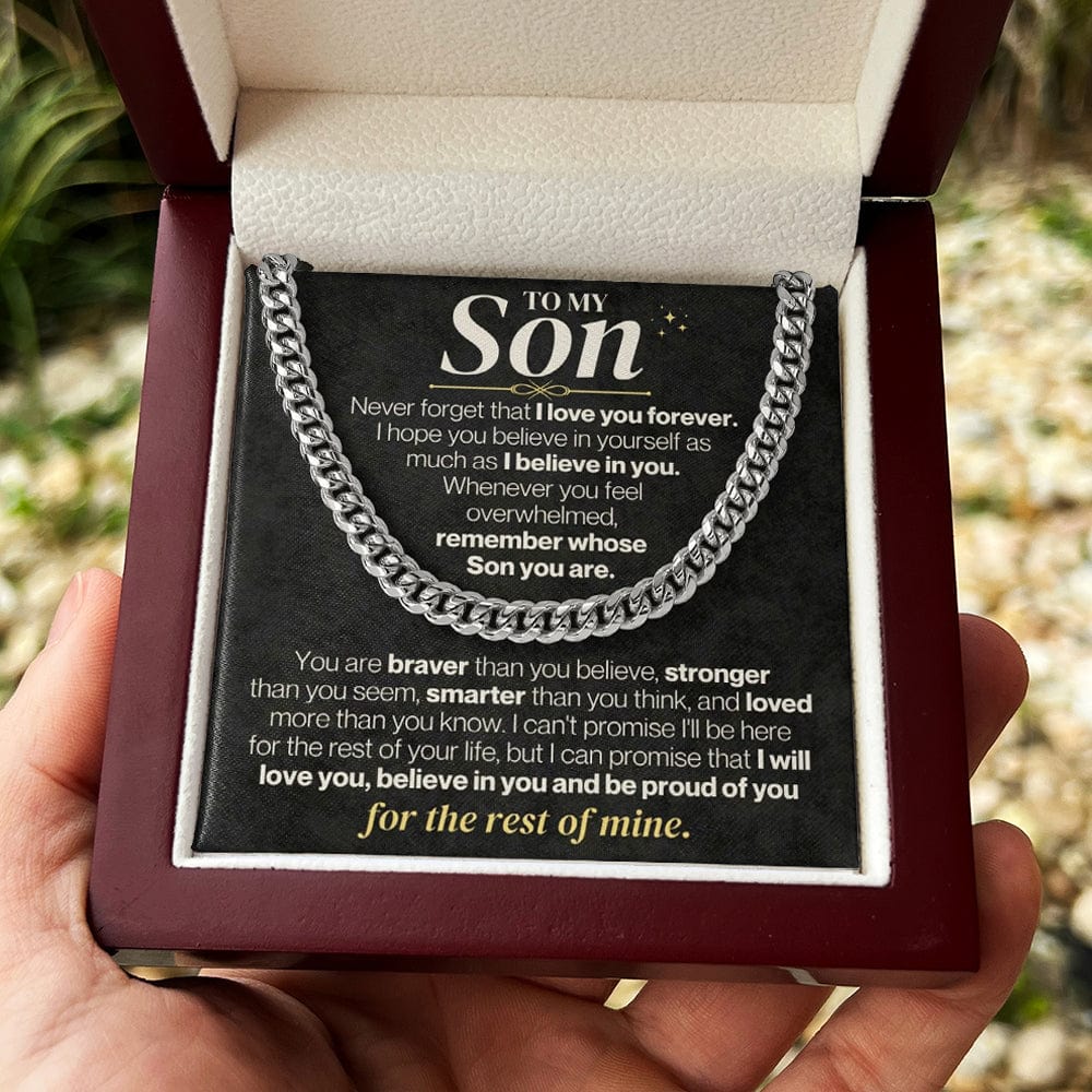 Jewelry To My Son - I Love You Forever - Gift Set - SS331