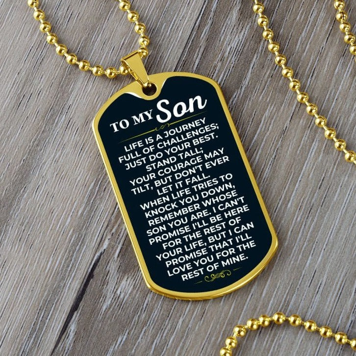 Jewelry To My Son - Love Tag - SS441-DT