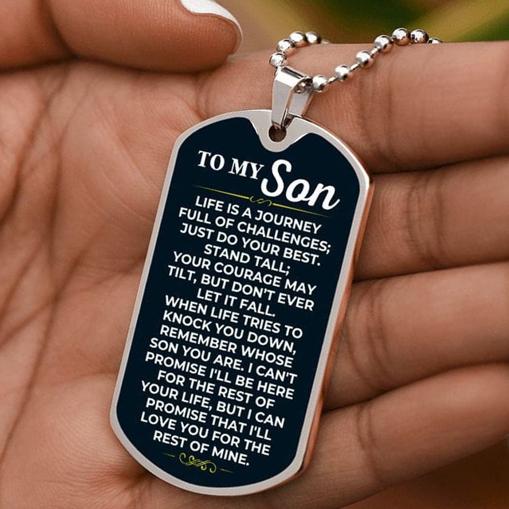 Jewelry To My Son - Love Tag - SS441-DT