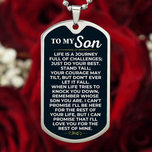 Jewelry To My Son - Love Tag - SS441-DT